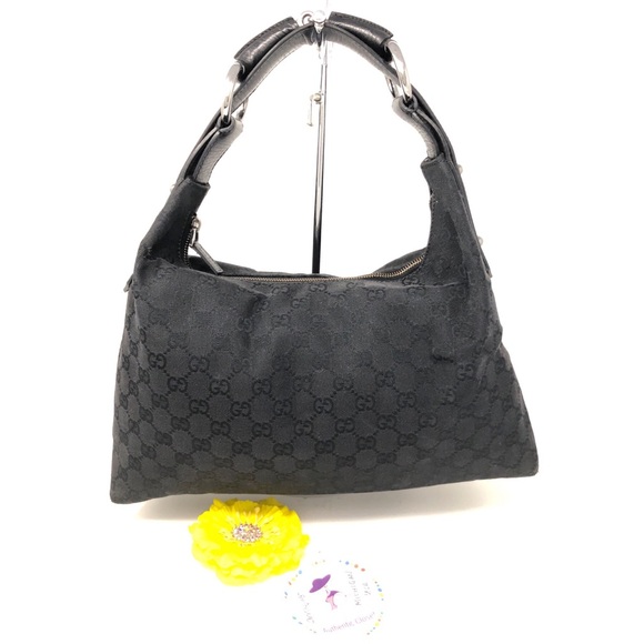 Gucci Handbags - Gucci Monogram Canvas Hobo Bag